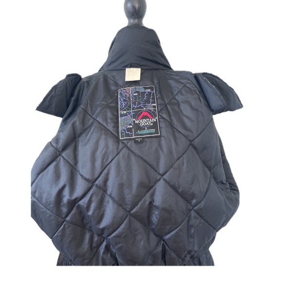 Vintage 80s Mountain Goat purple & turquoise ski jacket w shoulder pads Women M. - Picture 4 of 16